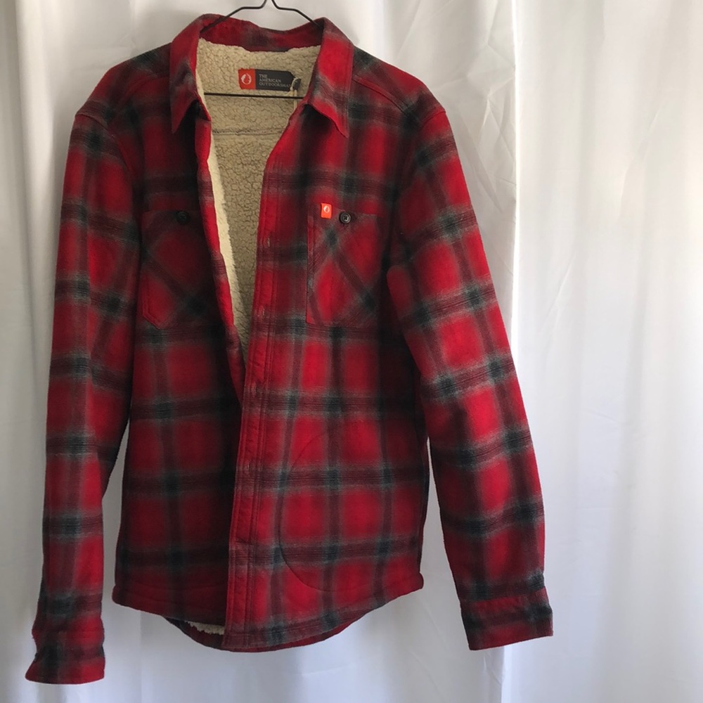 American Outdoorsman NWT fully lined flannel jacket size Medium Mens